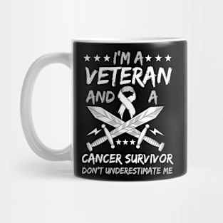 Cancer Survivor Veteran Chemotherapy Retired Soldier Mug